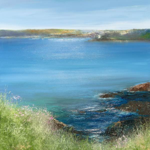 - Oil on Paper, Painting by Amanda Hoskin, measuring 79 x 79 cm (H x W) framed at 93 x 93 cm £2995